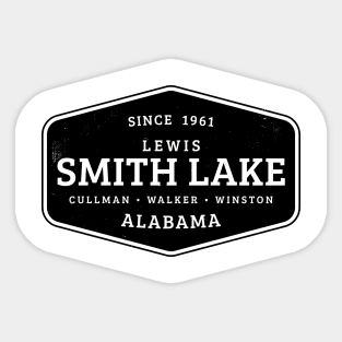 Smith Lake Cullman Walker Winston Counties Sticker